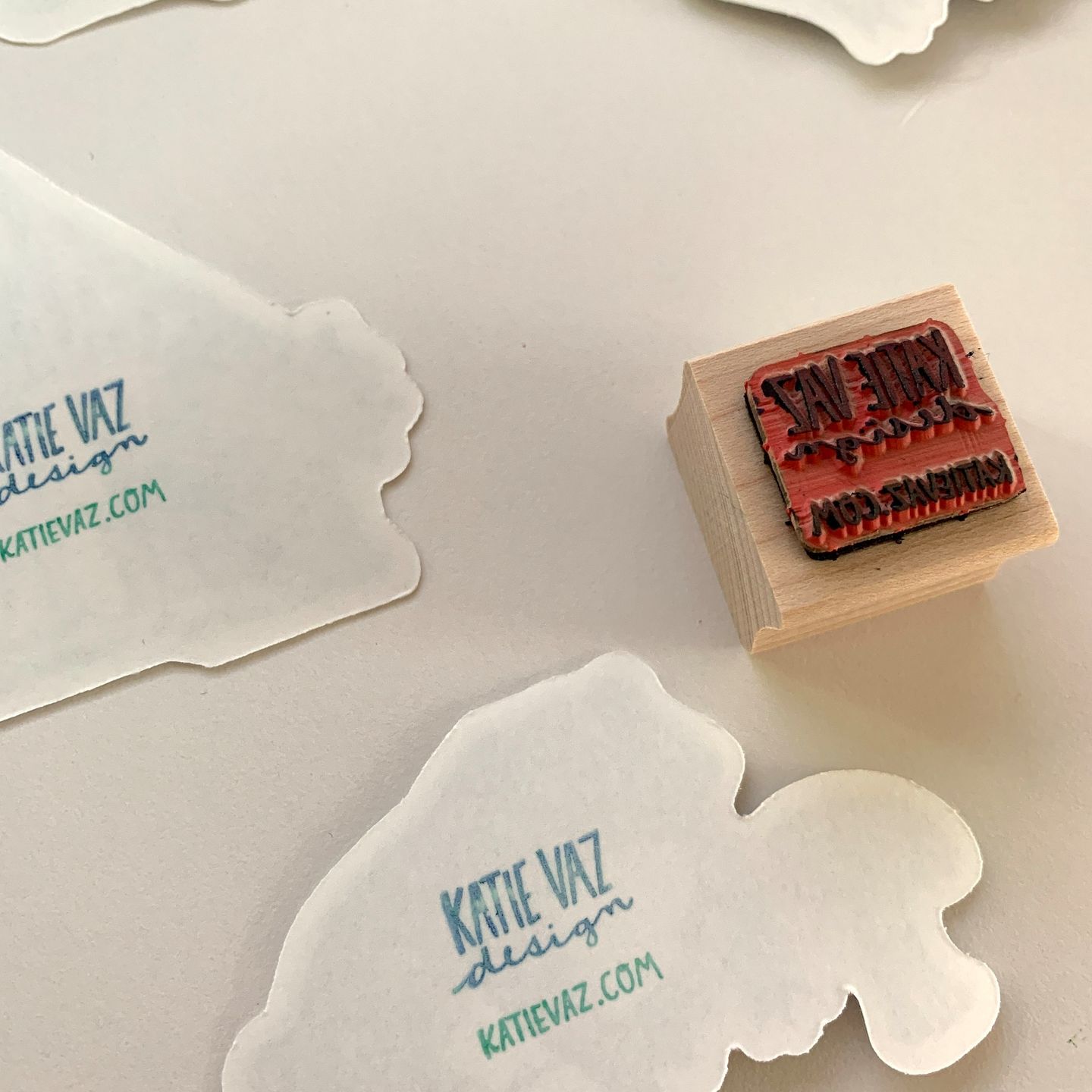 Customer photo review of Small Wood Stamp