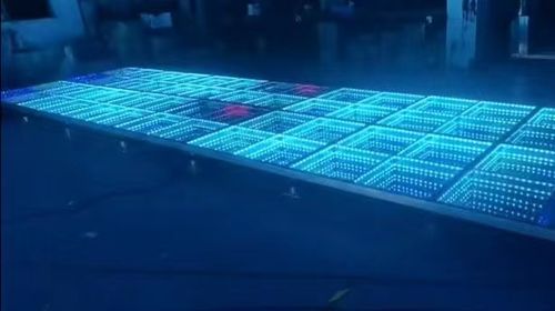 Customer photo review of MOKA SFX MK-LD05 50*50CM 3D Mirror Abyss Dance Floor