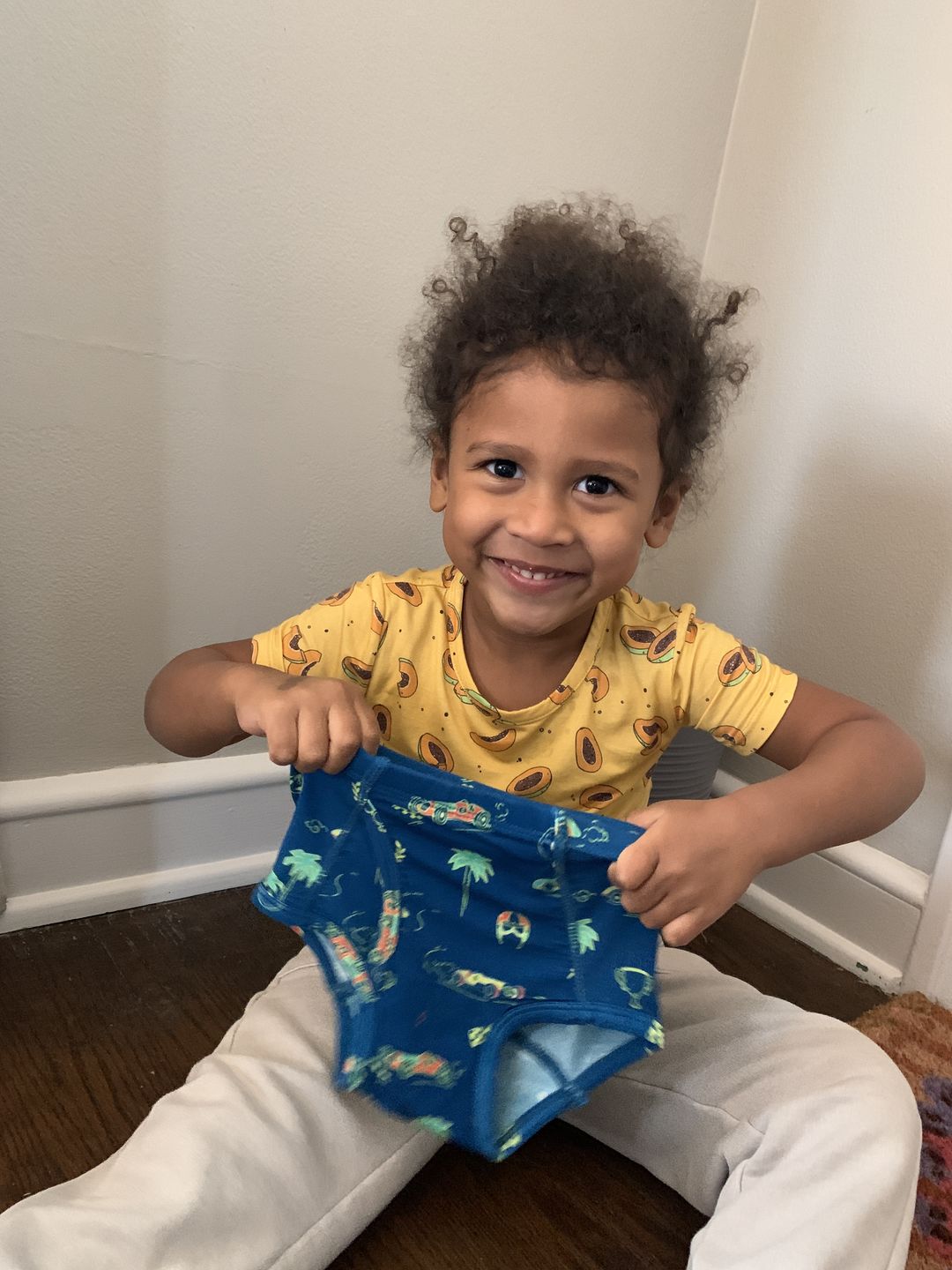 Customer photo review of Boy's Bamboo Underwear 7-Pack