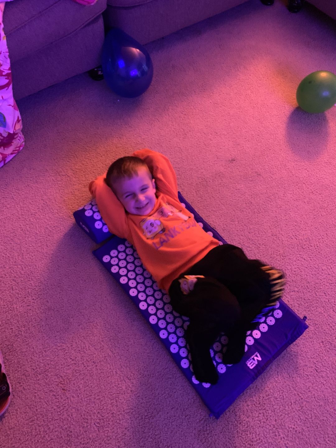Customer photo review of MINIBEAST ACUPRESSURE MAT