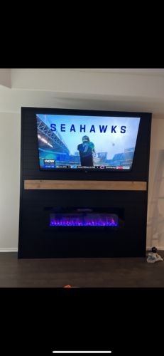 Customer photo review of Rustic Mantels