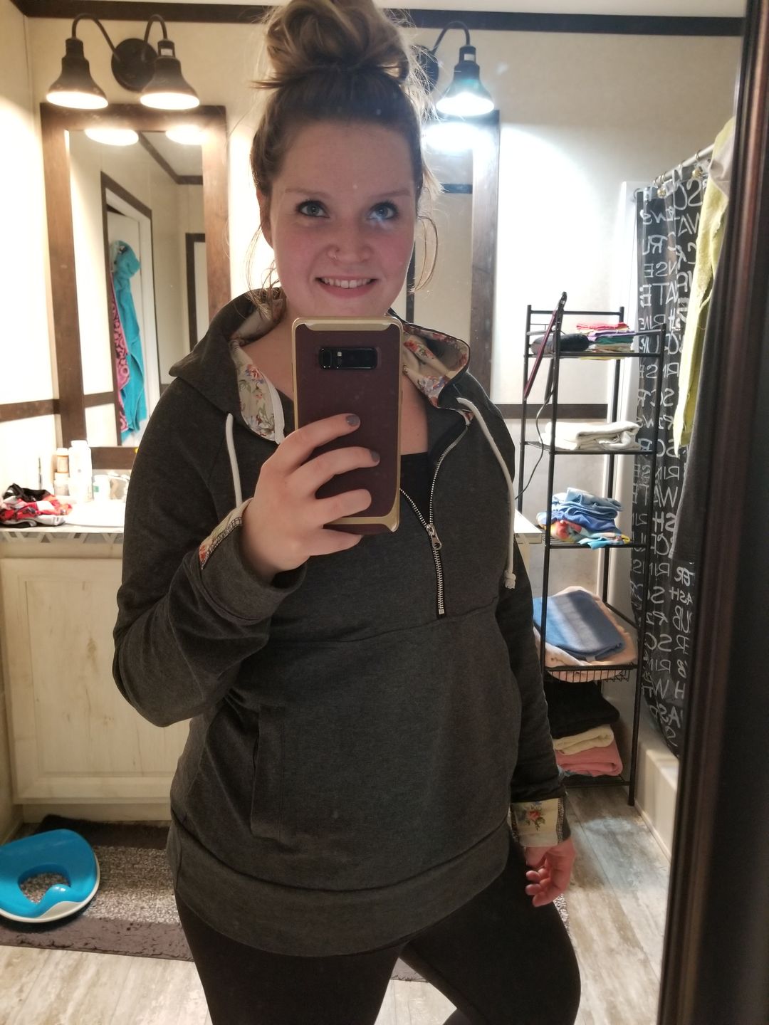 Customer photo review of Meadow Half Zip