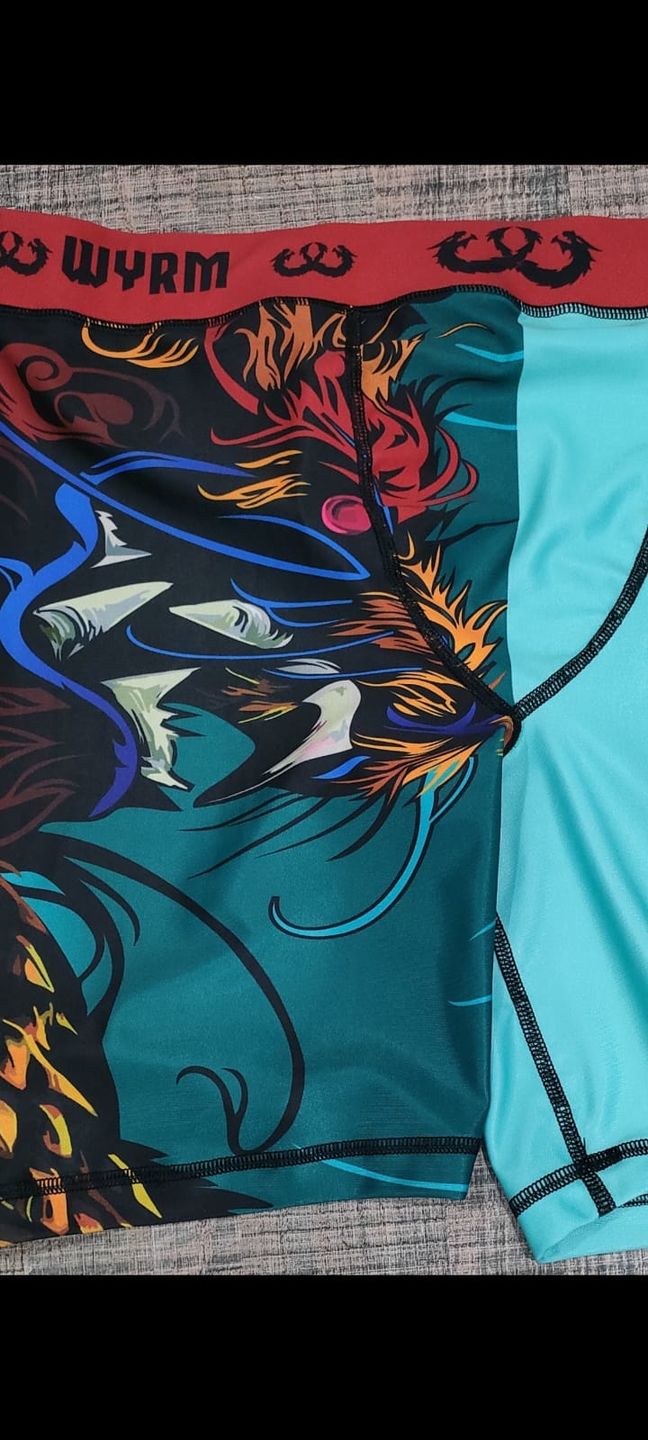 Customer photo review of Dragonbolt Compression Shorts