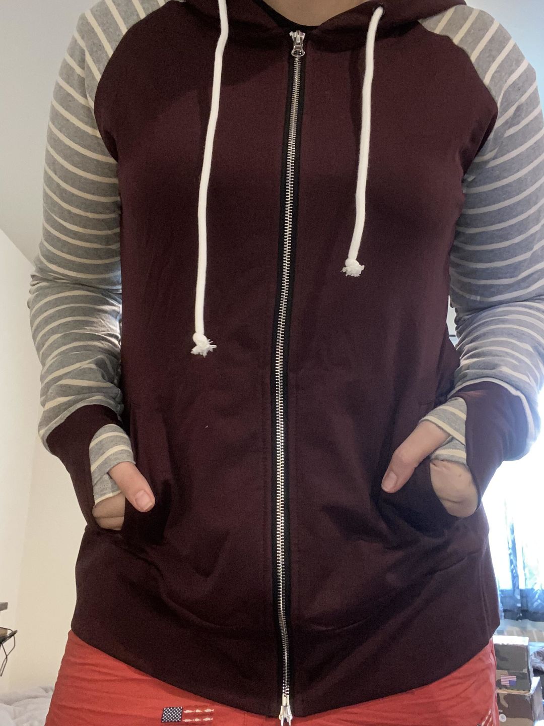 Customer photo review of Varsity Full Zip