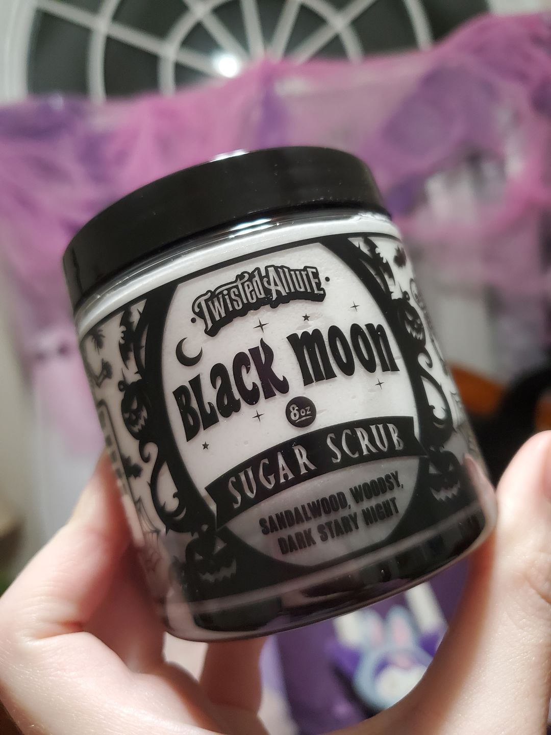Customer photo review of Black Moon Sugar Scrub