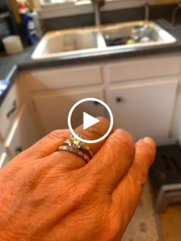 Customer video review of Three Stone Round Moissanite Tapered Baguette Engagement Ring