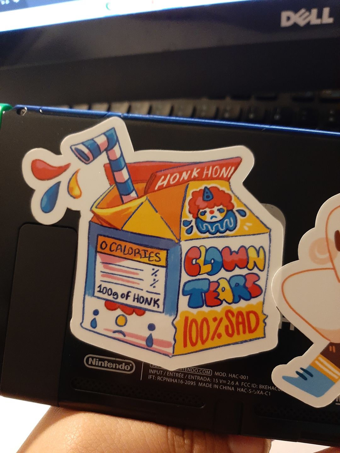 Customer photo review of Milk Carton Stickers!