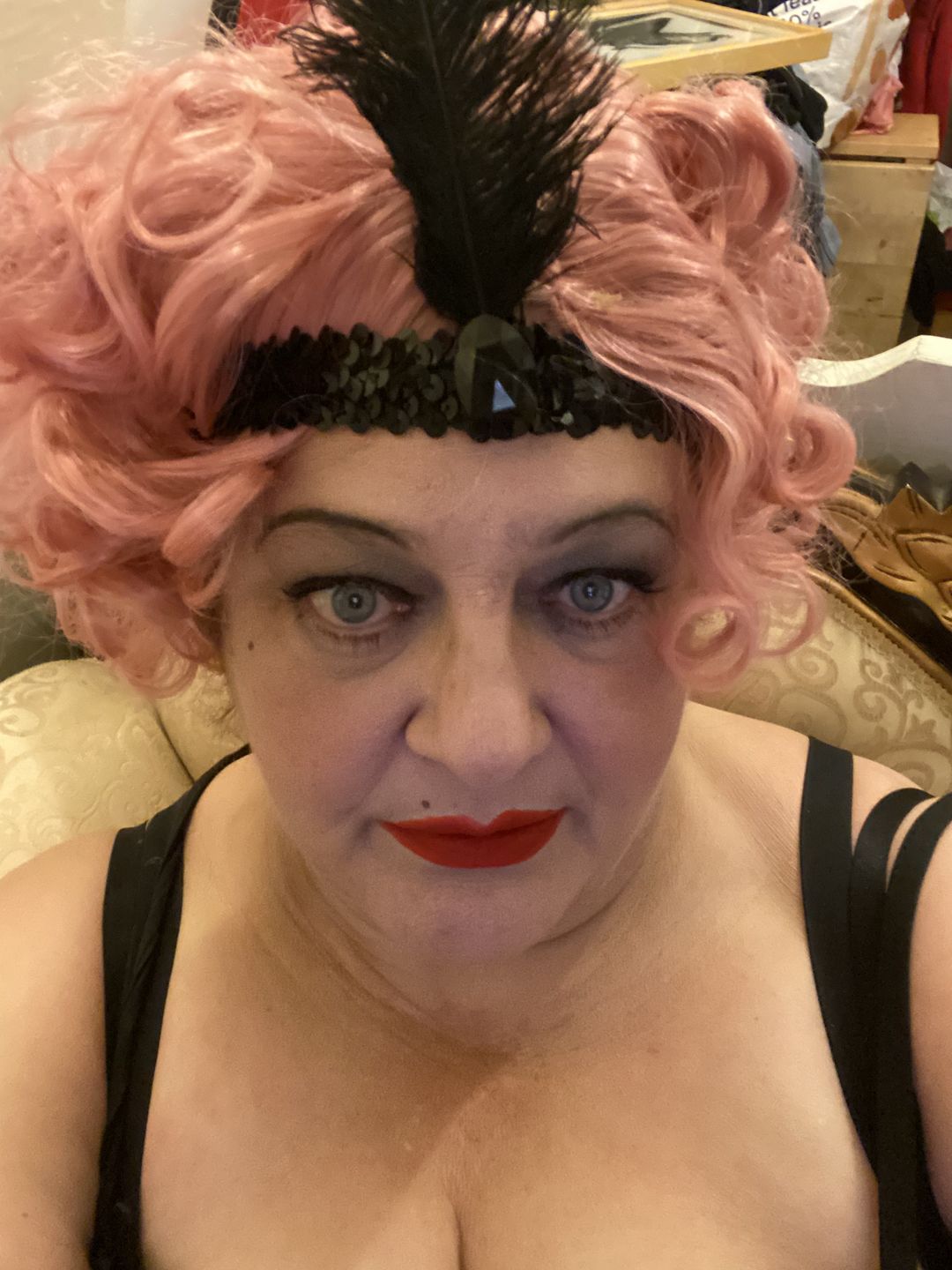Customer photo review of 20s Flirty Flapper Wig