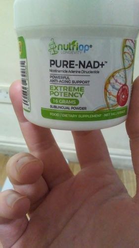 Customer photo review of PURE-NAD+, Nicotinamide Adenine Dinucleotide - Extreme Potency sublingual powder -16 grams