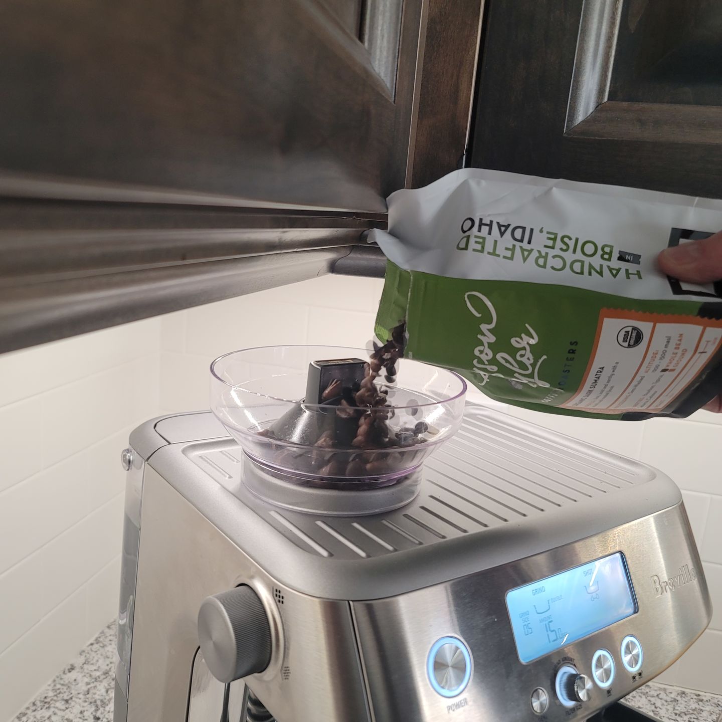 Customer photo review of Organic Dark Sumatra Mandheling