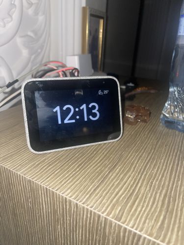 Customer photo review of Lenovo Smart Clock, With Google Assistant