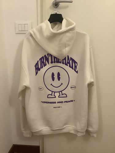Customer photo review of Felpa Hoodie Notre Burn the Hate