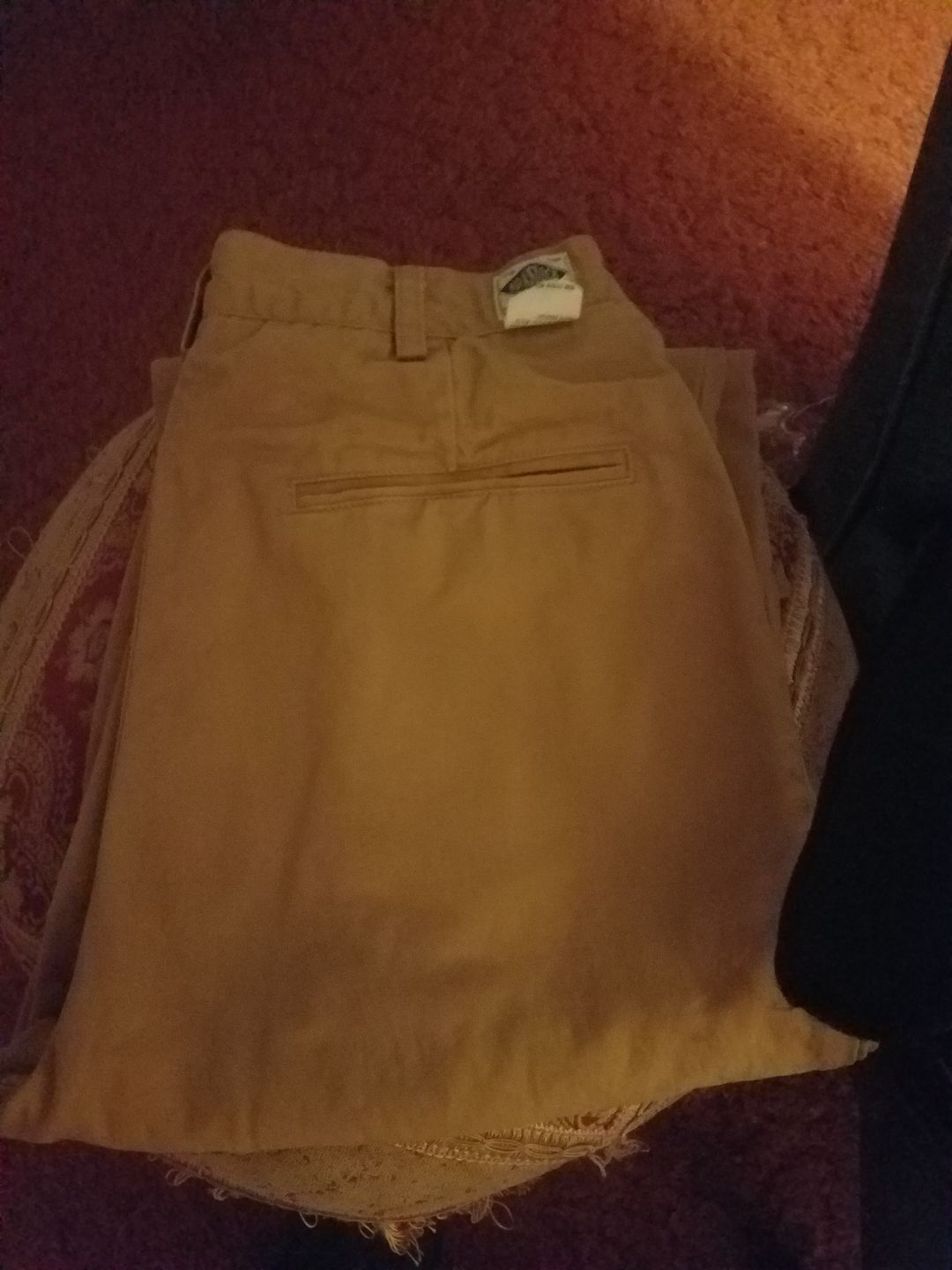 Customer photo review of 1930s IVY Style Double Pleated Chino Trousers - Yellow