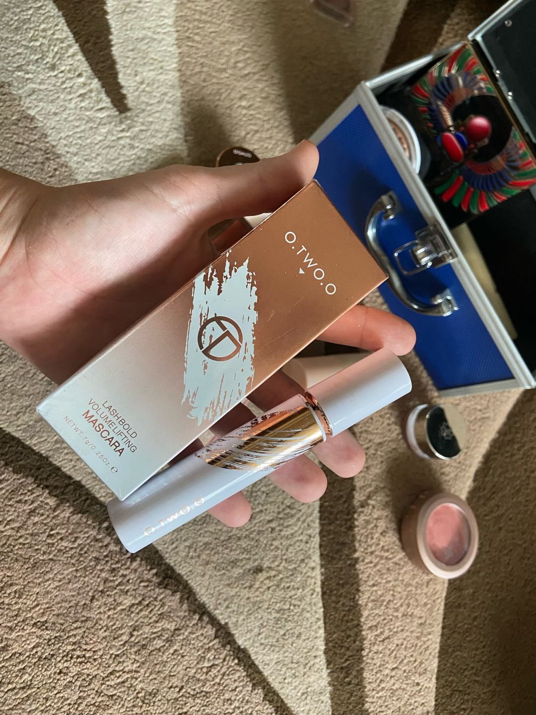 Customer photo review of O.TWO.O LASH BOLD VOLUME LIFTING MASCARA