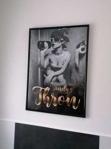 Customer photo review of Personalisiertes Poster - Toilettenbild No. 1