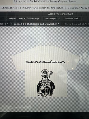 Customer photo review of Basic T-Shirt Mockup (Front + Back)