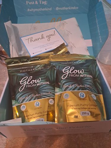 Customer photo review of Glow from Within Collagen Starter Kit