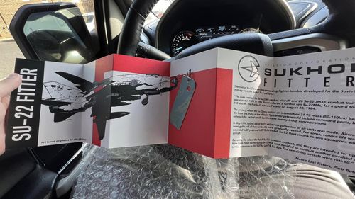 Customer photo review of SUKHOI Su-22 Fitter Skin tags - Limited edition to 39 Garage Tags