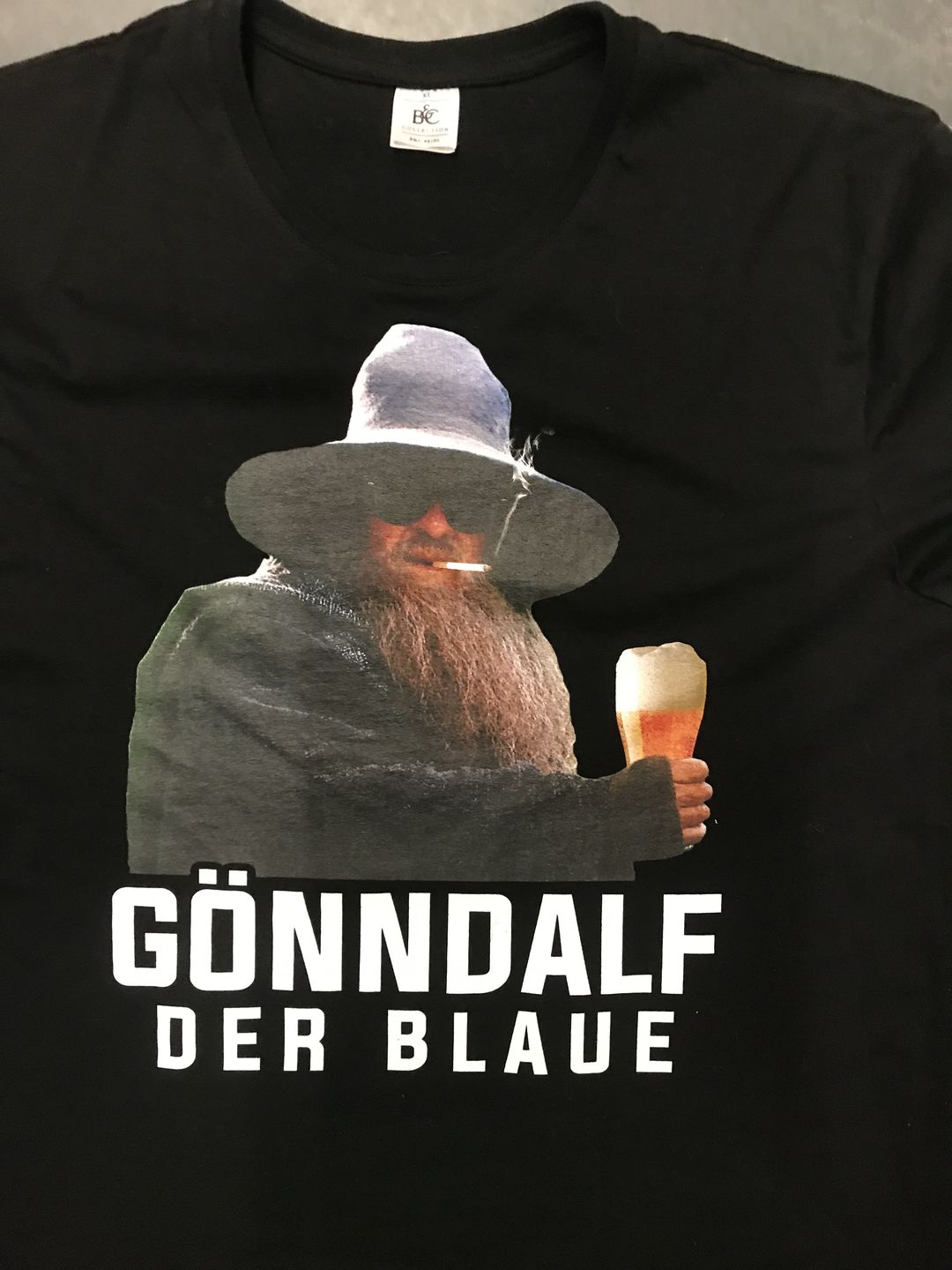 Customer photo review of Gönndalf der Blaue - Herren Shirt