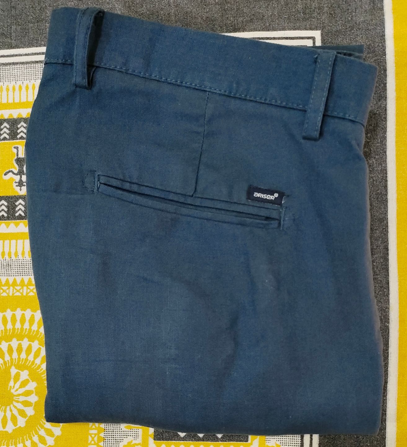 Customer photo review of Kansas - Cotton Linen Trouser | 15507