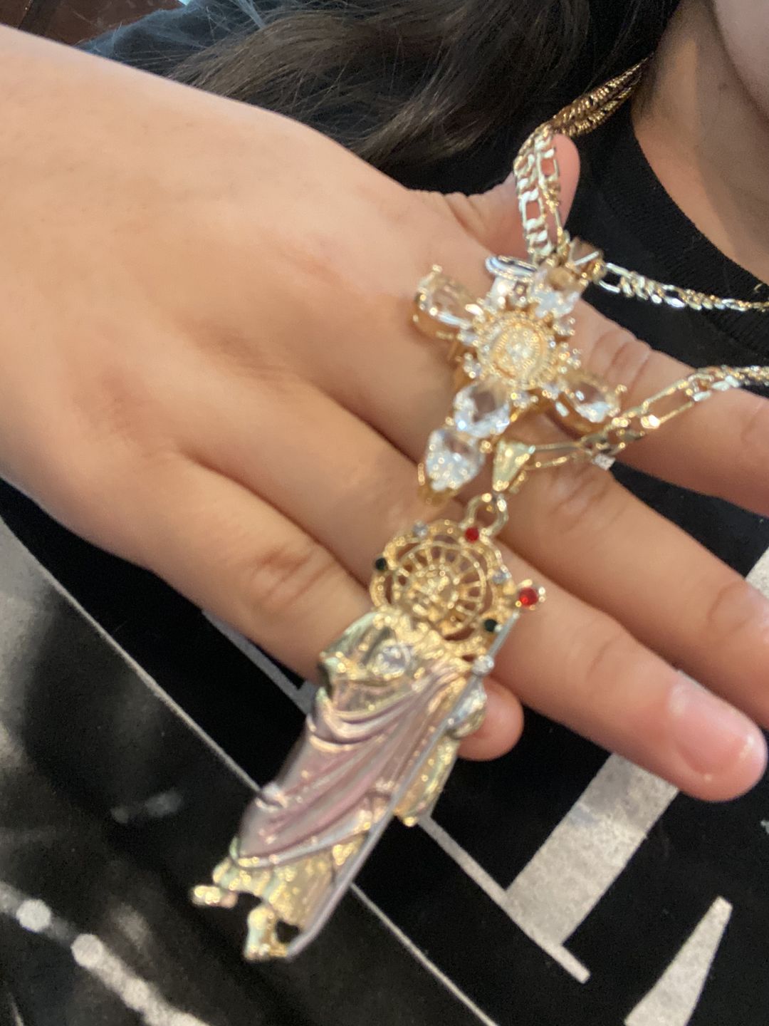 Customer photo review of Virgen Mary Cross
