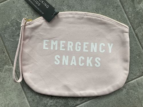 Customer photo review of Emergency Snacks Zip Accessory Pouch