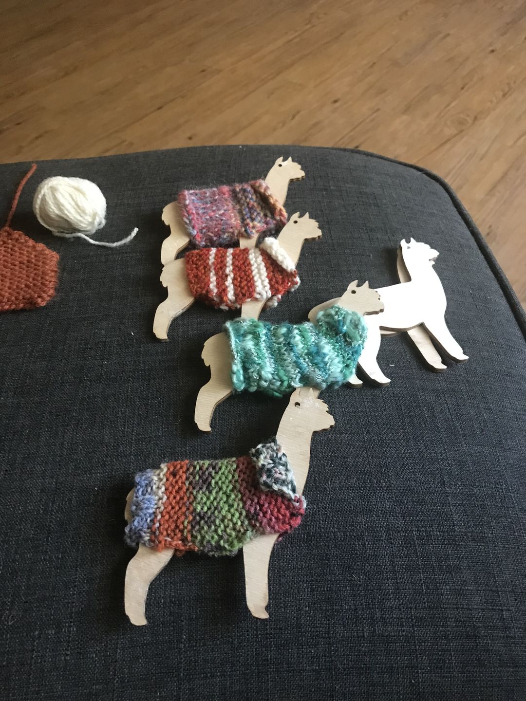 Customer photo review of Unfinished Wood Alpaca Shape - Animal - Craft - up to 24" DIY