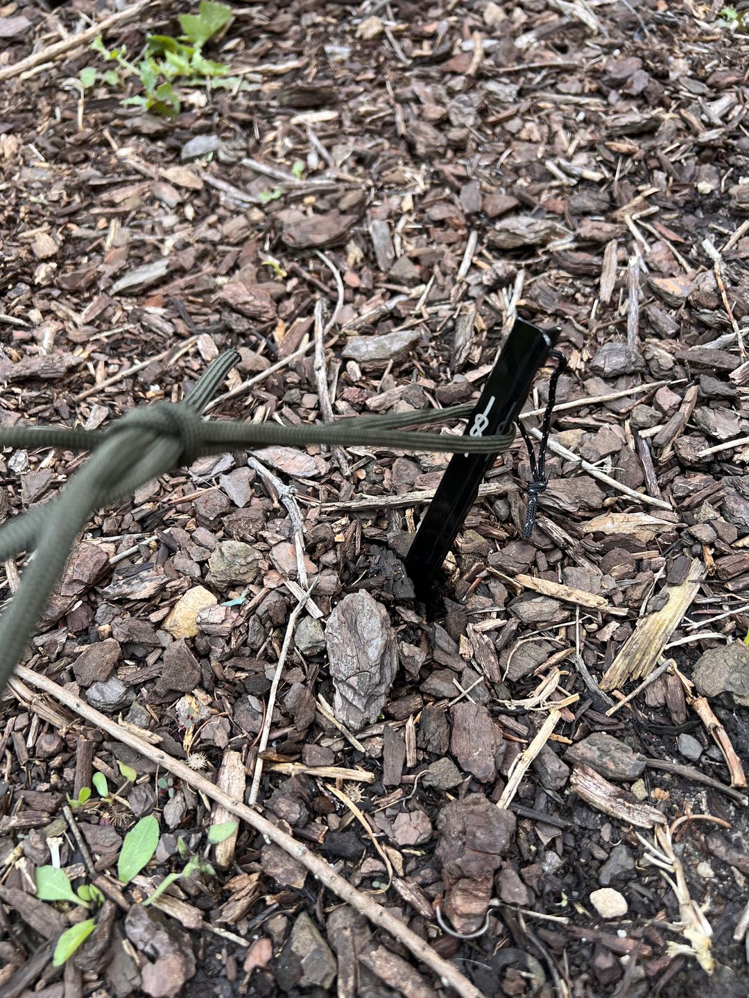 Customer photo review of Ultralight Aluminium Pegs (8 Pack)