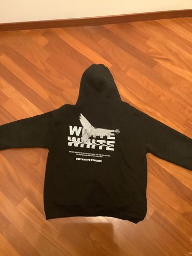 Customer photo review of Felpa Hoodie Deltanove White