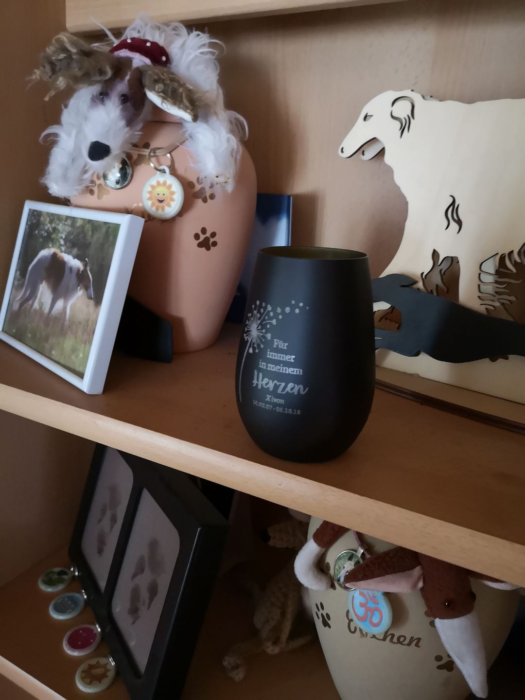 Customer photo review of Für immer im Herzen - Individuelles Trauerlicht