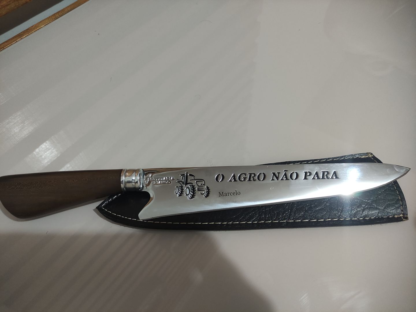 Customer photo review of Faca Artesanal Agro É TOP