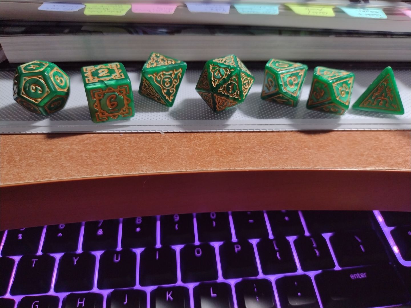 Customer photo review of Mystery Dice Set Subscription