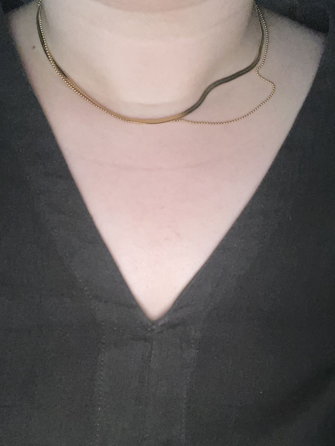 Customer photo review of Sleeky Halskette | 18K vergoldet