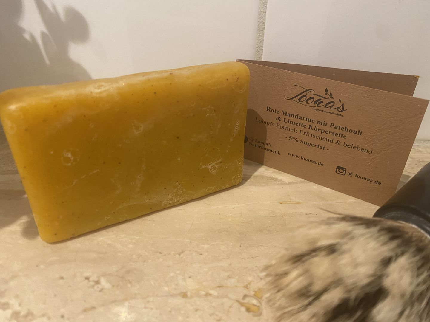 Customer photo review of Rote Mandarine mit Patchouli & Limette (Erfrischend & mit sanftem Peeling-Effekt)