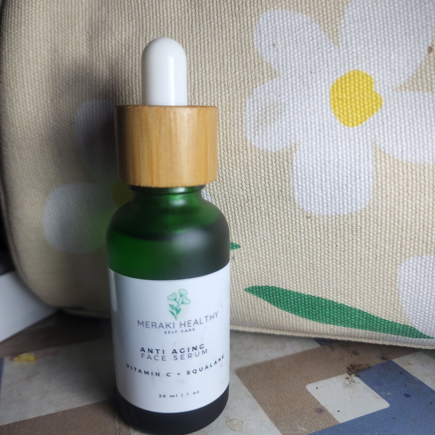 Customer photo review of Anti Aging Face Serum