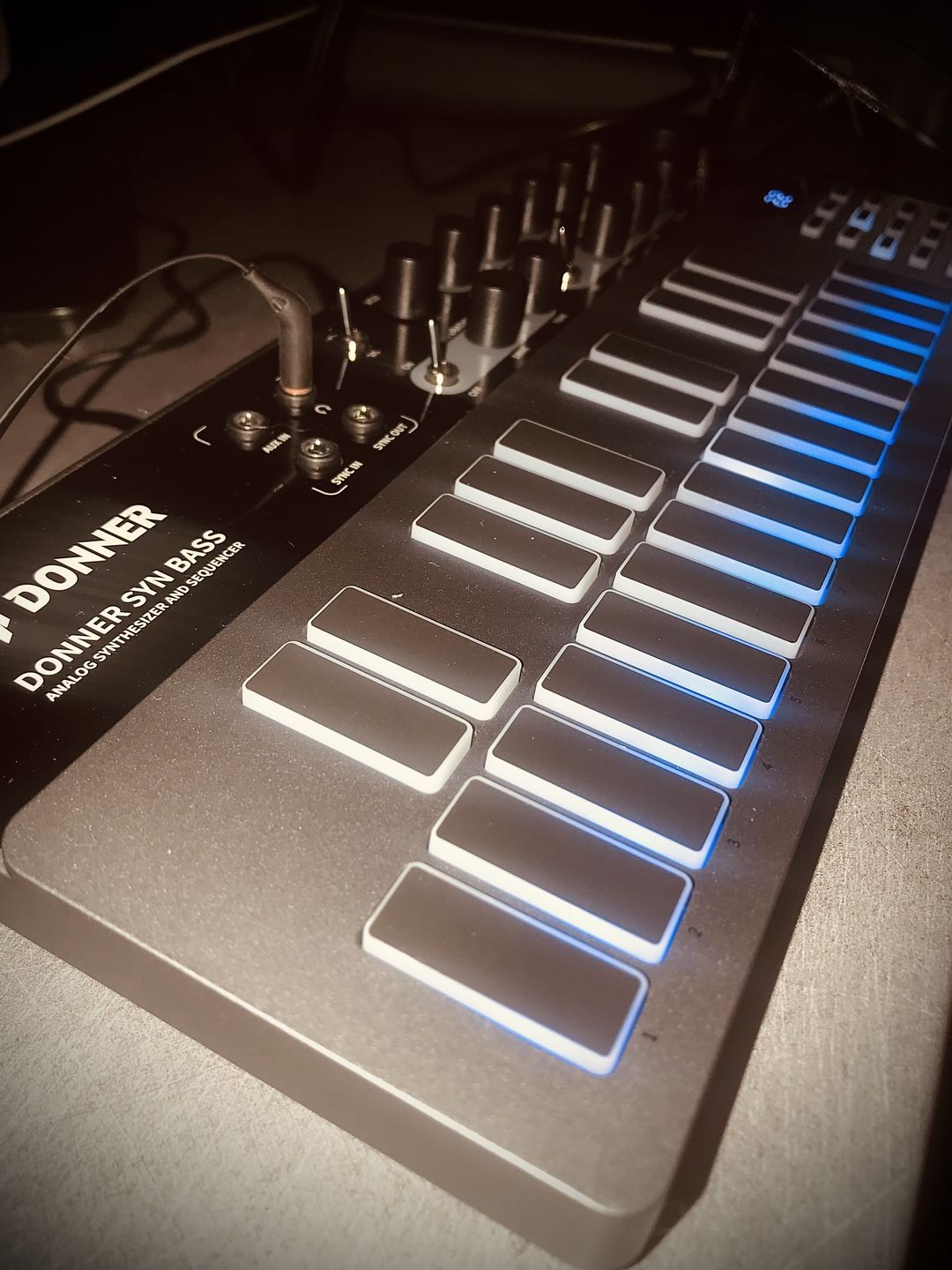 Customer photo review of Donner B1 Synthétiseur et Séquenceur Analogique de Basses