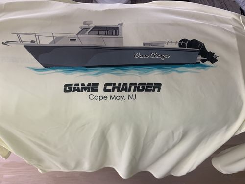 Customer photo review of Custom Digital Boat Artwork