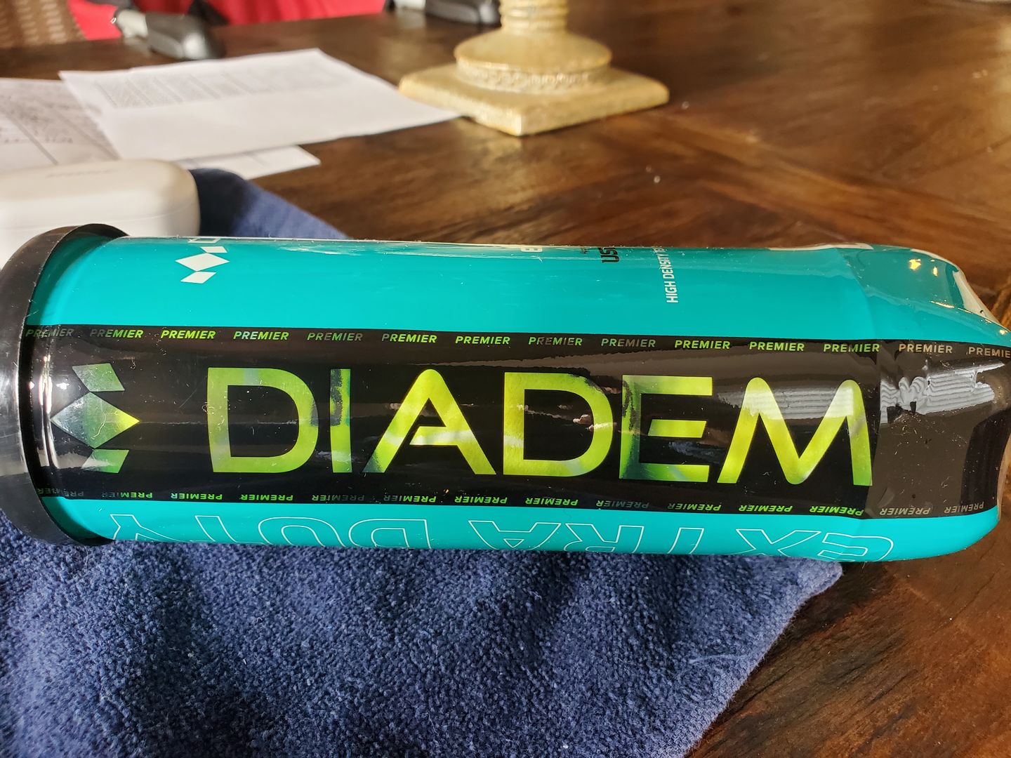 Customer photo review of Diadem Premier Extra Duty Tennis Balls