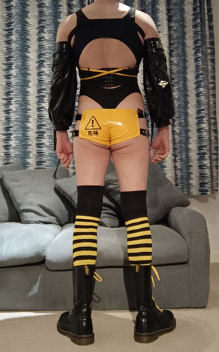Customer photo review of Danger Cyber Cat Outfit