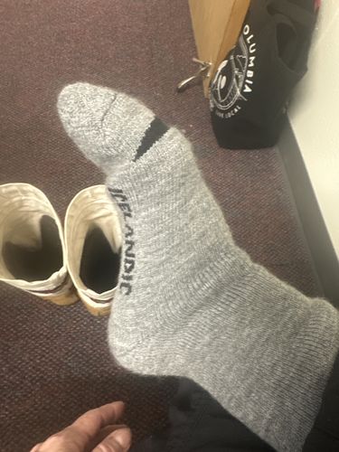 Customer photo review of J.B. Field's Icelandic "30 Below Classic" 70% Merino Wool Thermal Sock