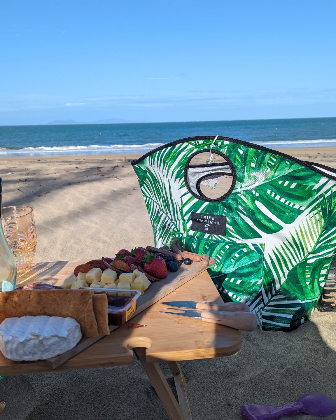 Customer photo review of Tribe Tropical Tropicaluxe Beach Bag