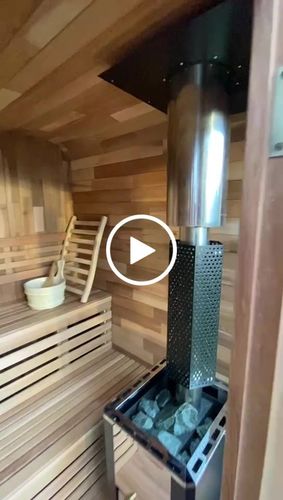 Customer video review of Smartmak® Wood Outdoor Square Sauna Room Square 1