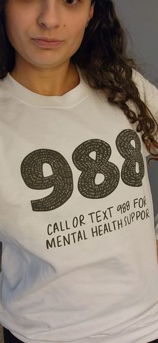 Customer photo review of 988 (Call or Text 988 For Mental Health Support)