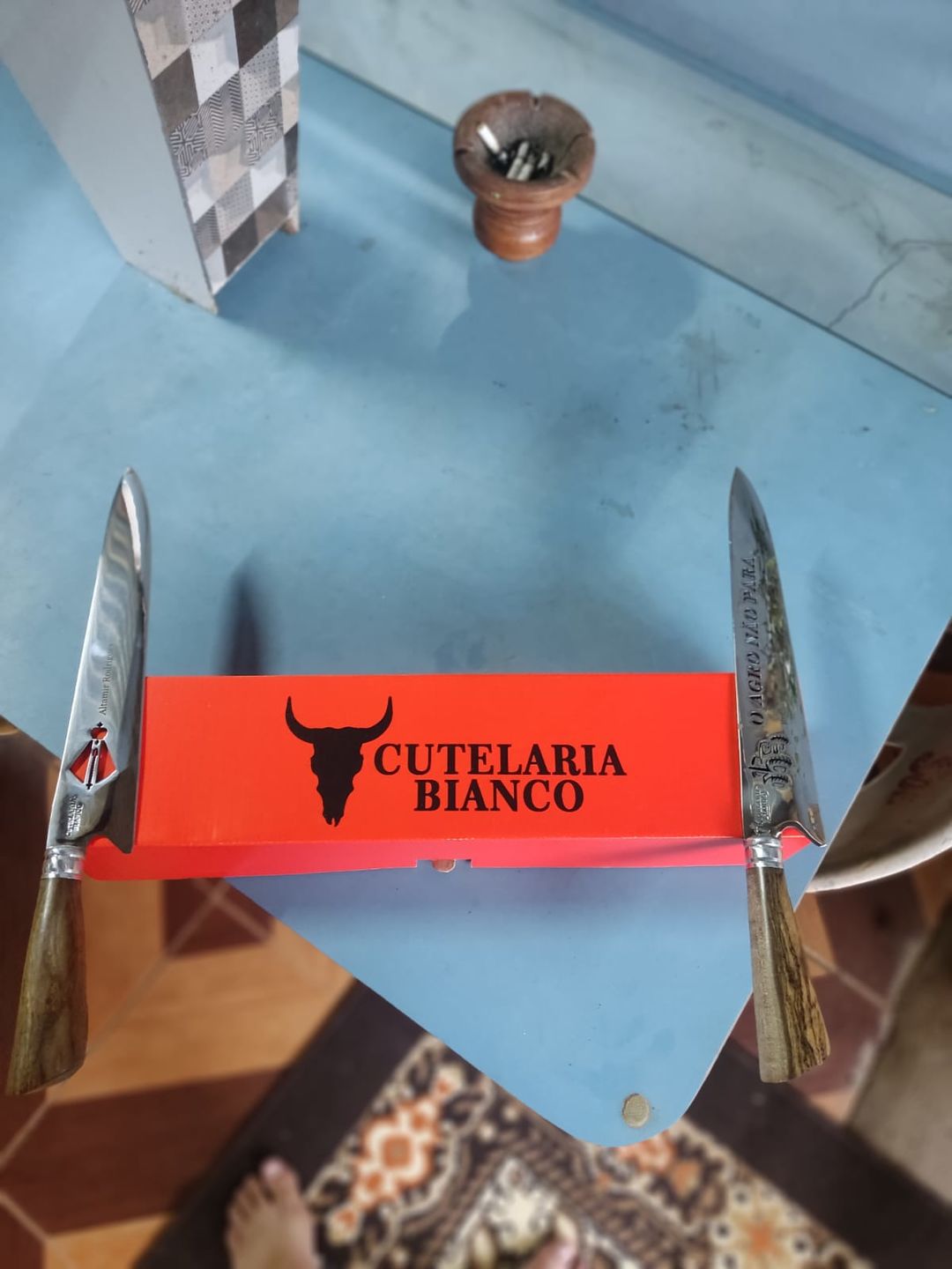 Customer photo review of Faca Artesanal Agro É TOP