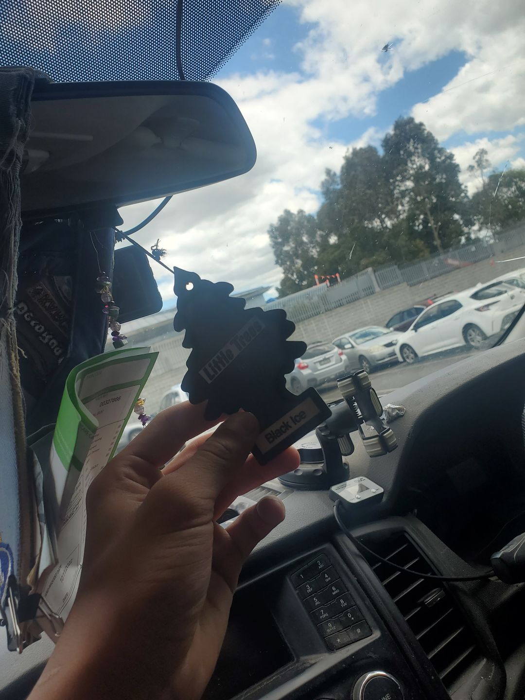 Customer photo review of Pink Turbo Air Freshener - Strawberry