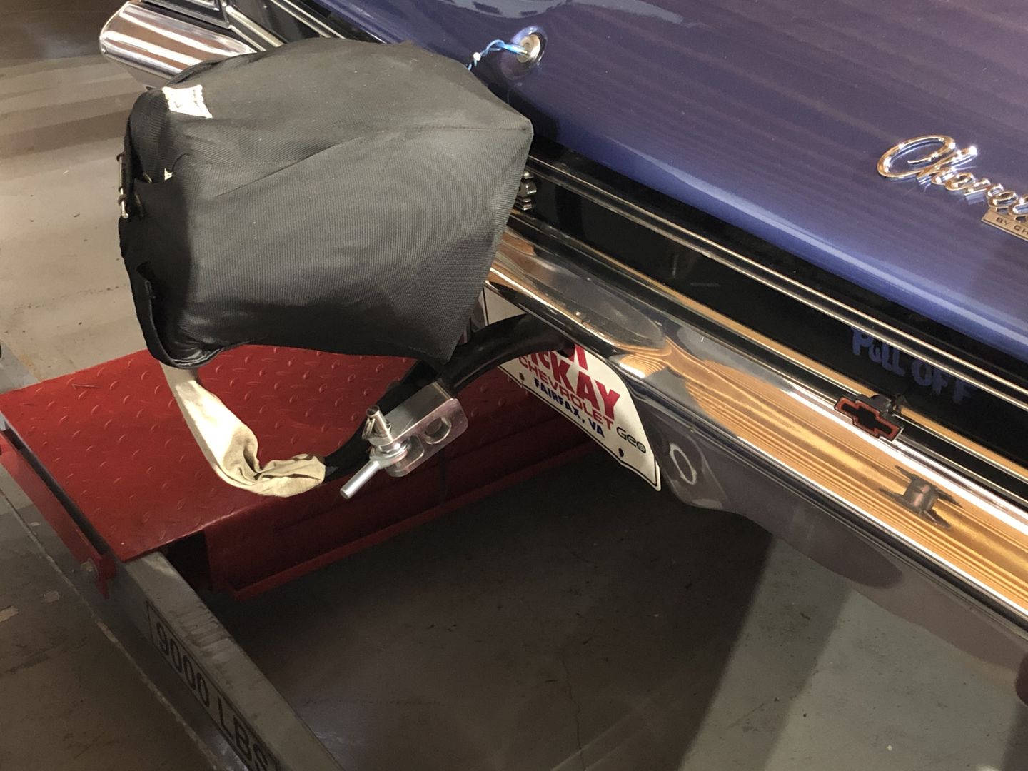 Customer photo review of Billet Push Bar Kit (For Motion Parachute Mount Clevices) 14-00010