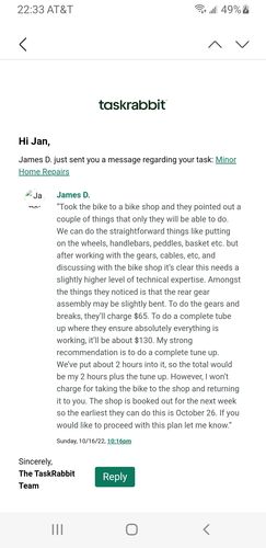 Customer photo review of Heavy Duty Adult Three Wheeled Tricycle Bike 24"