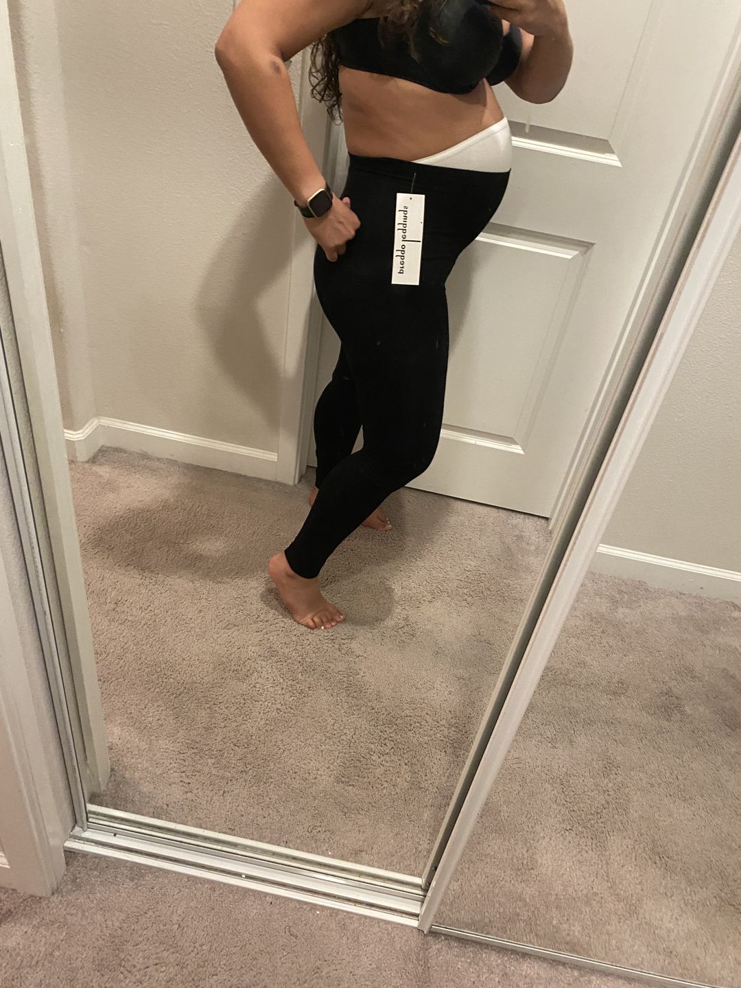Customer photo review of Snapback™ Postpartum Leggings - Black