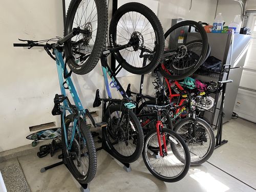 Customer photo review of 3 Bike Nook Units + 1 FREE Bike Nook + 3 FREE Connectors (N)