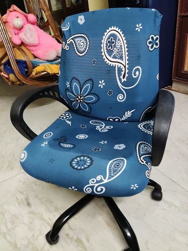 Customer photo review of Elastic Stretchable Computer Chair Covers